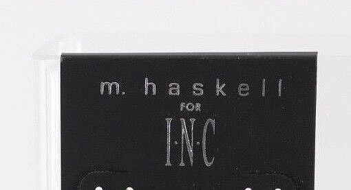 INC by M. Haskell NEW $27 Goldtone Chain Tassel White Ball Rhi Earring