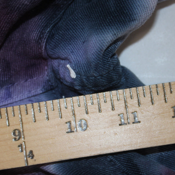 Dr Collectors Hollywood Shorts Sz XS x  7 Navy Blue Purple White Denim No Fabric