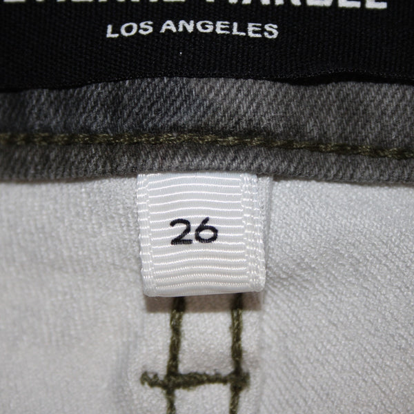 Etienne Marcel Jeans Sz 26 x 28 Charcoal MultiColor Camo Skinny Cotton Poly Jean