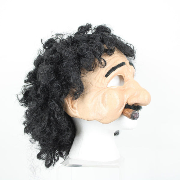 Something Studio 1990 BSS Man W/Cigar Latex Painted Full Head Halloween Mask