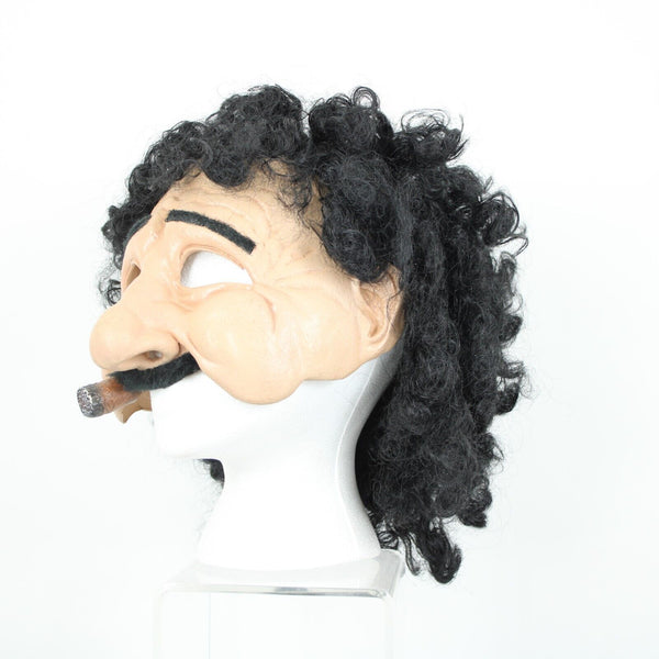 Something Studio 1990 BSS Man W/Cigar Latex Painted Full Head Halloween Mask