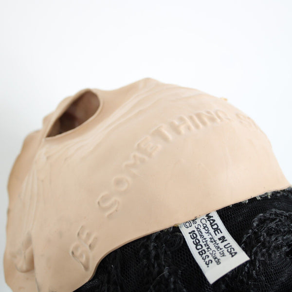 Something Studio 1990 BSS Man W/Cigar Latex Painted Full Head Halloween Mask