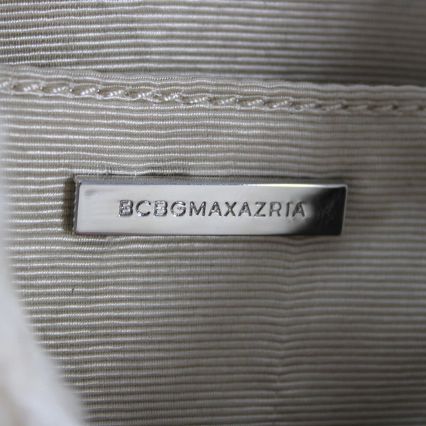 BCBG Maxazria NEW 11 x 8 x1 White Black Faux Fur Acrylic Poly Sheep Clutch Purse