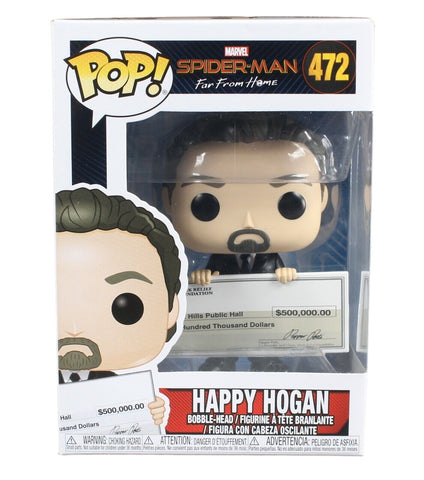 Funko POP Marvel Spider-Man Far From Home # 472 Happy Hogan Bobble Head Collect