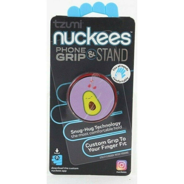 Nuckees NEW Avocado Hearts Phone Grip And Stand