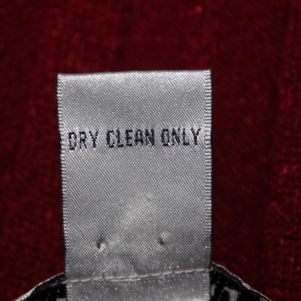 Alfani Cardigan Sweater Sz XL Burgundy Red Cable Knit Acrylic Wool Cardigan