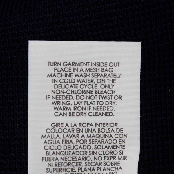 CAbi Sz XS Navy Blue A Line Pull On Raw Hem Rayon Blend Knit Skirt