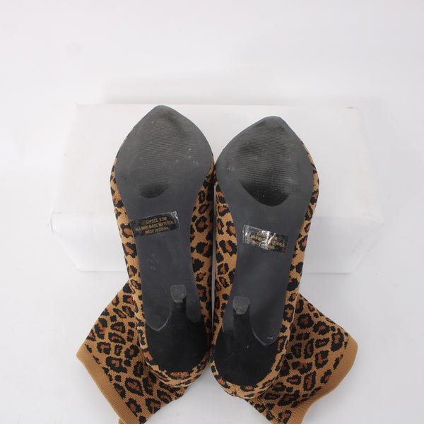 Cushion Aire Boots Sz 9.5 M Memory Foam Ankle Slip On  Fabric 3.5" AS IS Boots