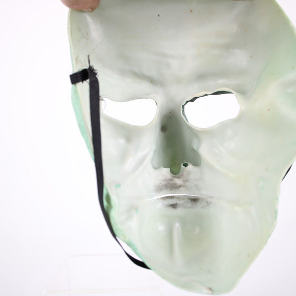 Fun World Green Black Witch Latex Painted Halloween Mask