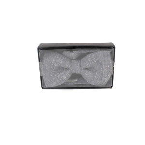 Jack Willis NEW $50 Gray Black Wool Silk Donegal Bow Tie