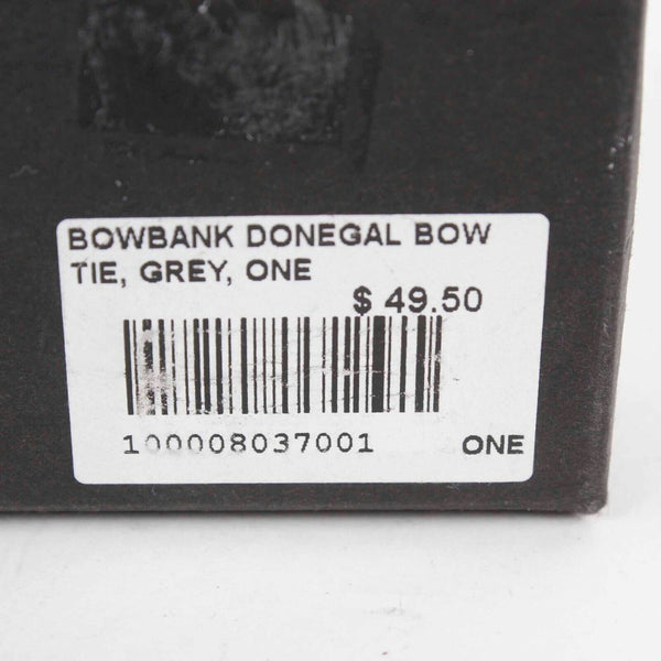 Jack Willis NEW $50 Gray Black Wool Silk Donegal Bow Tie