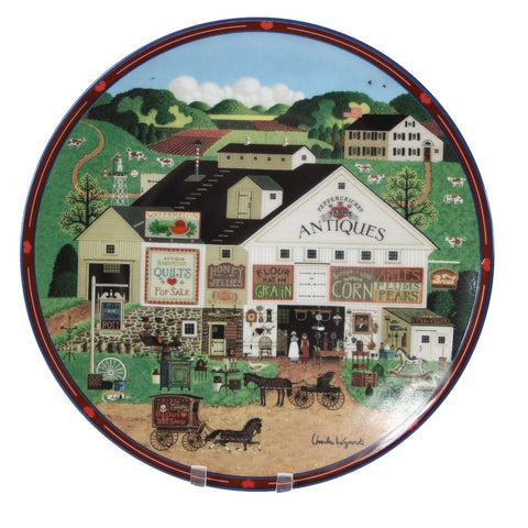 Charles Wysocki 8 x 8 Peppercricket Farms #11520F Plate