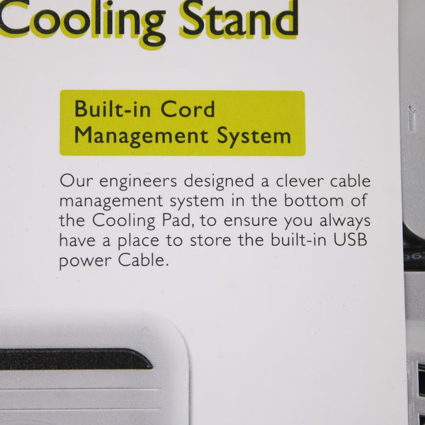 Gear Head Cooling Pad NEW Silver 17" Light Weight Dual Cool II Notebook Cooling
