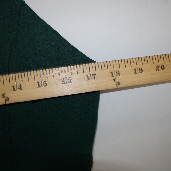 Iris NEW Sz XL Green V Neck Sleeveless Polyester Spandex Bodycon Dress