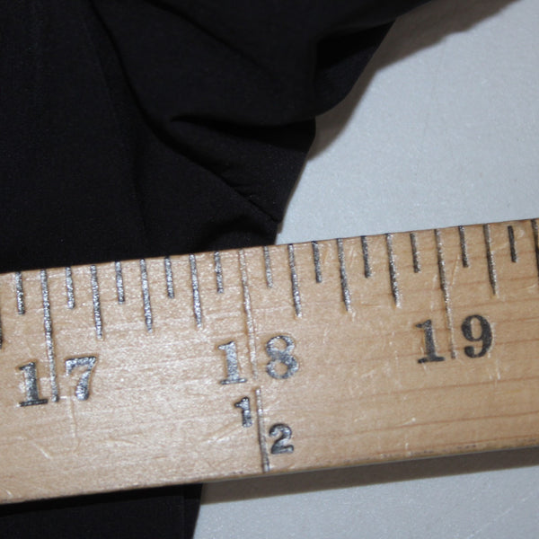 White House Black Market Jacket NEW Sz 12 Black Silver Zipper Polyester Nylon