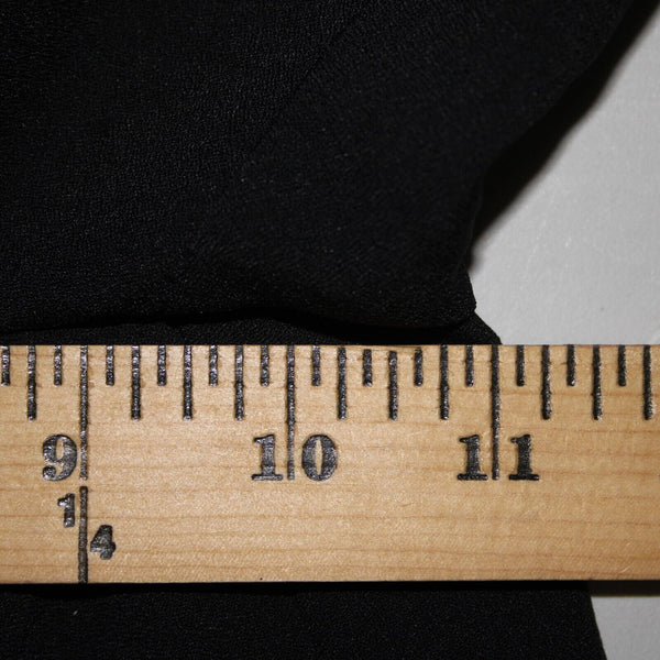 Masseys Sz S x 32 Black Elastic Waist White Calypso Flared 100% Poly Pant