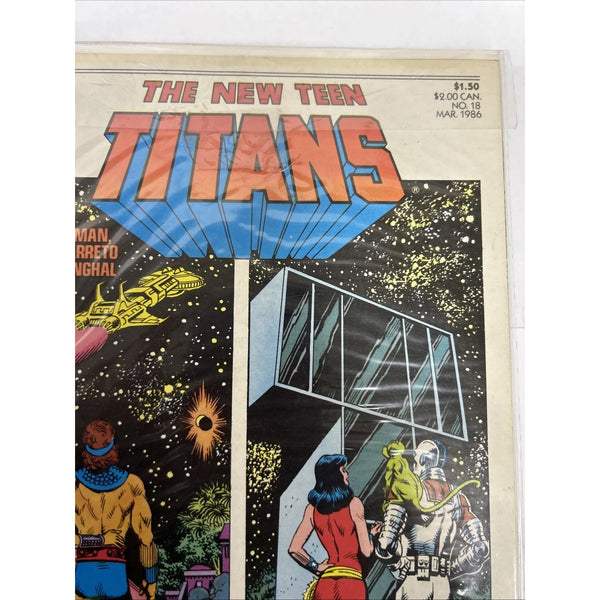 DC Comic Comic Book The New Teen Titans No. 18 March 1986 Comic Book