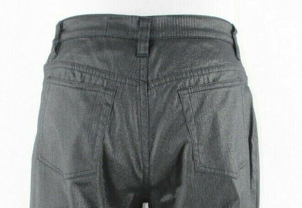 V Christina 10 x 32" Black Gold Shimmer Cotton Nylon Viscose Spandex Pant