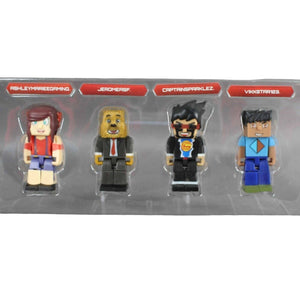 Ashley Mariee Gaming Jeromeasf Capt. Spaklez & Vikstar123 Collectible Figures