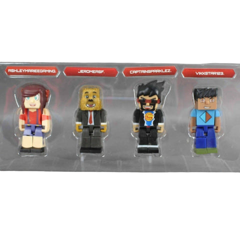 Ashley Mariee Gaming Jeromeasf Capt. Spaklez & Vikstar123 Collectible Figures