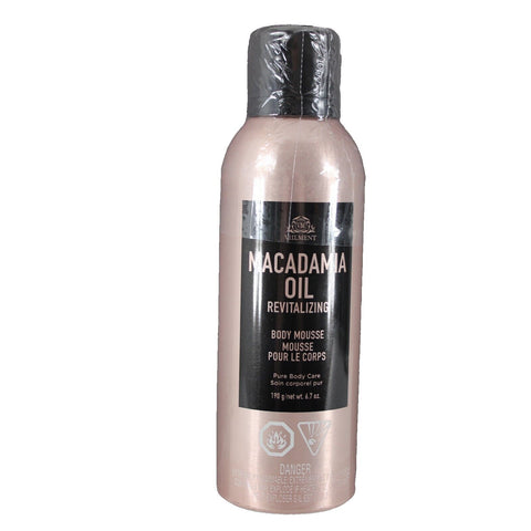 Veilment Macadamia Oil NEW SEALED Revitalizing 190g / 6.7oz Body Mousse