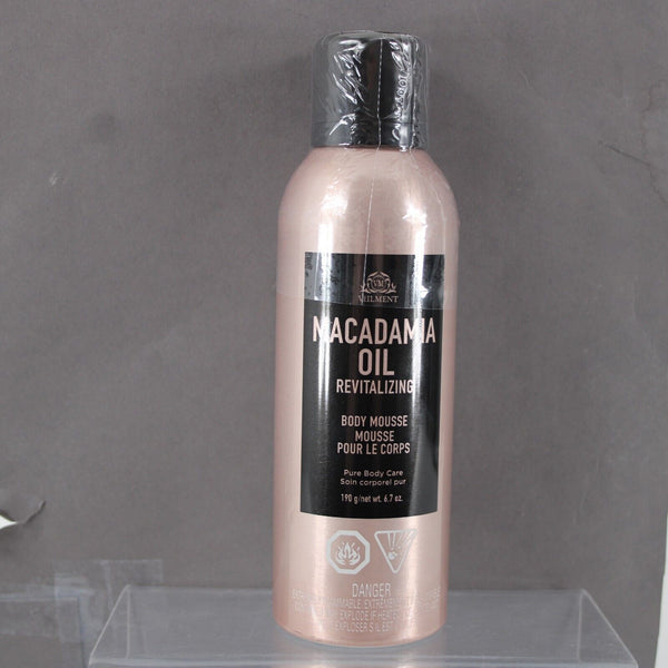 Veilment Macadamia Oil NEW SEALED Revitalizing 190g / 6.7oz Body Mousse