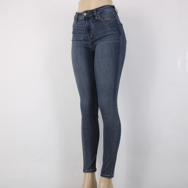 Liverpool Jeans The Skinny Sz 2/26 x 30 Blue Denim Ankle Skinny Poly Elastane