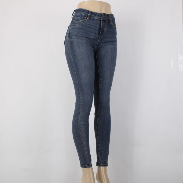 Liverpool Jeans The Skinny Sz 2/26 x 30 Blue Denim Ankle Skinny Poly Elastane