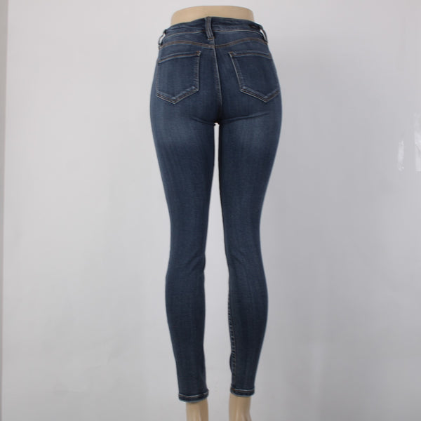 Liverpool Jeans The Skinny Sz 2/26 x 30 Blue Denim Ankle Skinny Poly Elastane