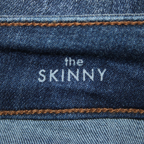 Liverpool Jeans The Skinny Sz 2/26 x 30 Blue Denim Ankle Skinny Poly Elastane