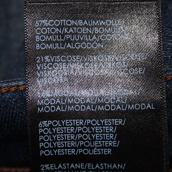 Liverpool Jeans The Skinny Sz 2/26 x 30 Blue Denim Ankle Skinny Poly Elastane