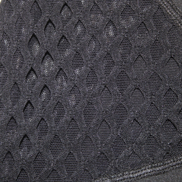 Michi AW Top Sz M Black Racerback Mesh Sides Sleeveless Nylon Spandex AW Top