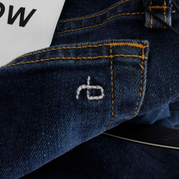 Rag & bone NEW $225 28 x 27 Blue Dre Low Slim Boyfriend Cotton Blend Jean