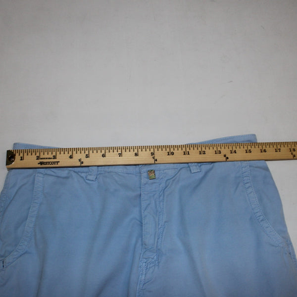 Robert Graham Shorts Sz 30 x 10 Light Blue Pockets Knee Length Cotton Shorts