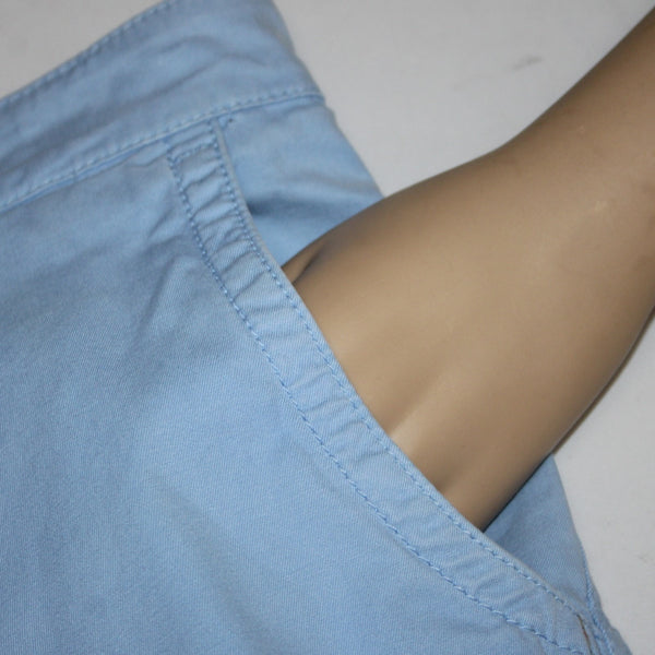 Robert Graham Shorts Sz 30 x 10 Light Blue Pockets Knee Length Cotton Shorts