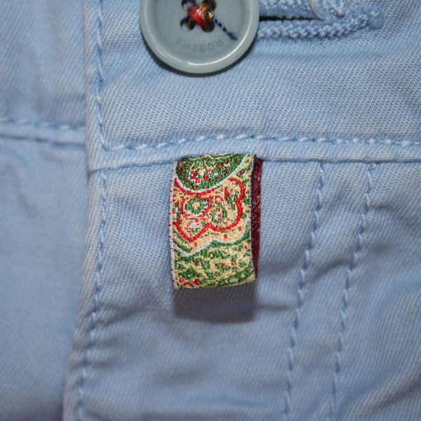 Robert Graham Shorts Sz 30 x 10 Light Blue Pockets Knee Length Cotton Shorts