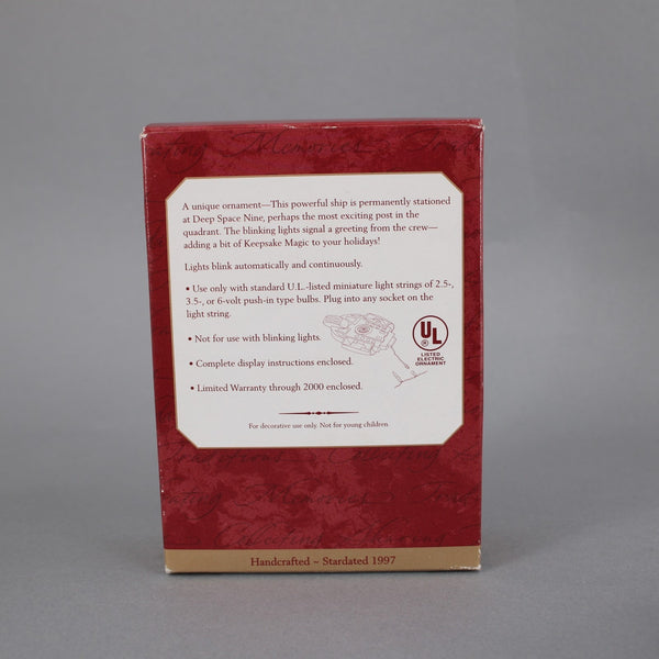 Hallmark Keepsake Ornament Star Trek USS Defiant Deep Space Untested