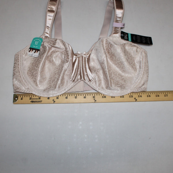 Bali Bra NEW $48 Minimizer Sz 40D Pink Wired Unpadded 100% Polyester Bra