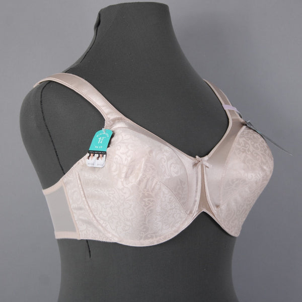 Bali Bra NEW $48 Minimizer Sz 40D Pink Wired Unpadded 100% Polyester Bra