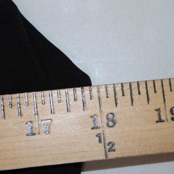 Boss Dress Sz 10 Black Unlined Simple Sleeveless Virgin Wool Knee Length Dress