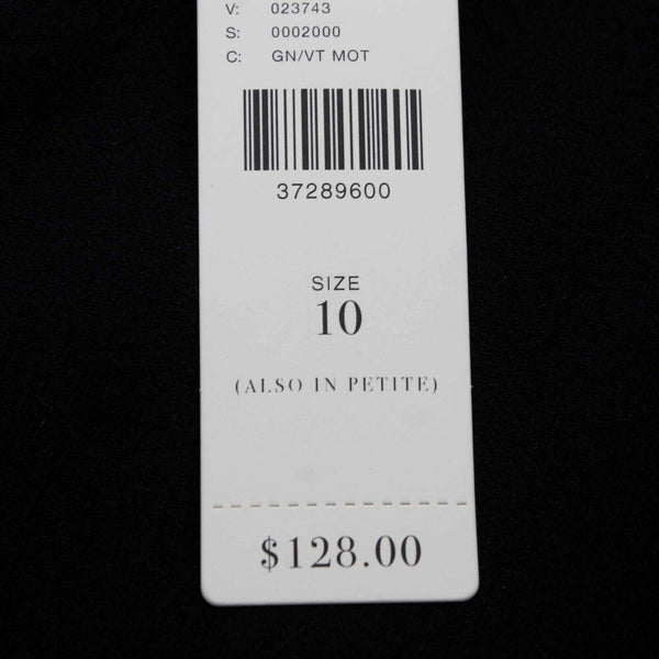HD In Paris NEW $128 Sz 10 Green Black Gold Pocketed 100% Polyester Skirt