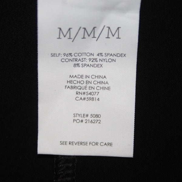 Cabi Pant Sz M x 29 Black Pull On Modal Cotton Spandex Skirted  Skort Pant