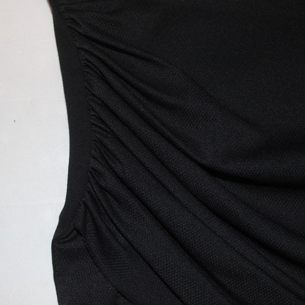 Cabi Pant Sz M x 29 Black Pull On Modal Cotton Spandex Skirted  Skort Pant