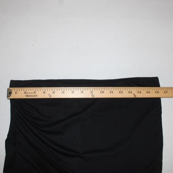 Cabi Pant Sz M x 29 Black Pull On Modal Cotton Spandex Skirted  Skort Pant