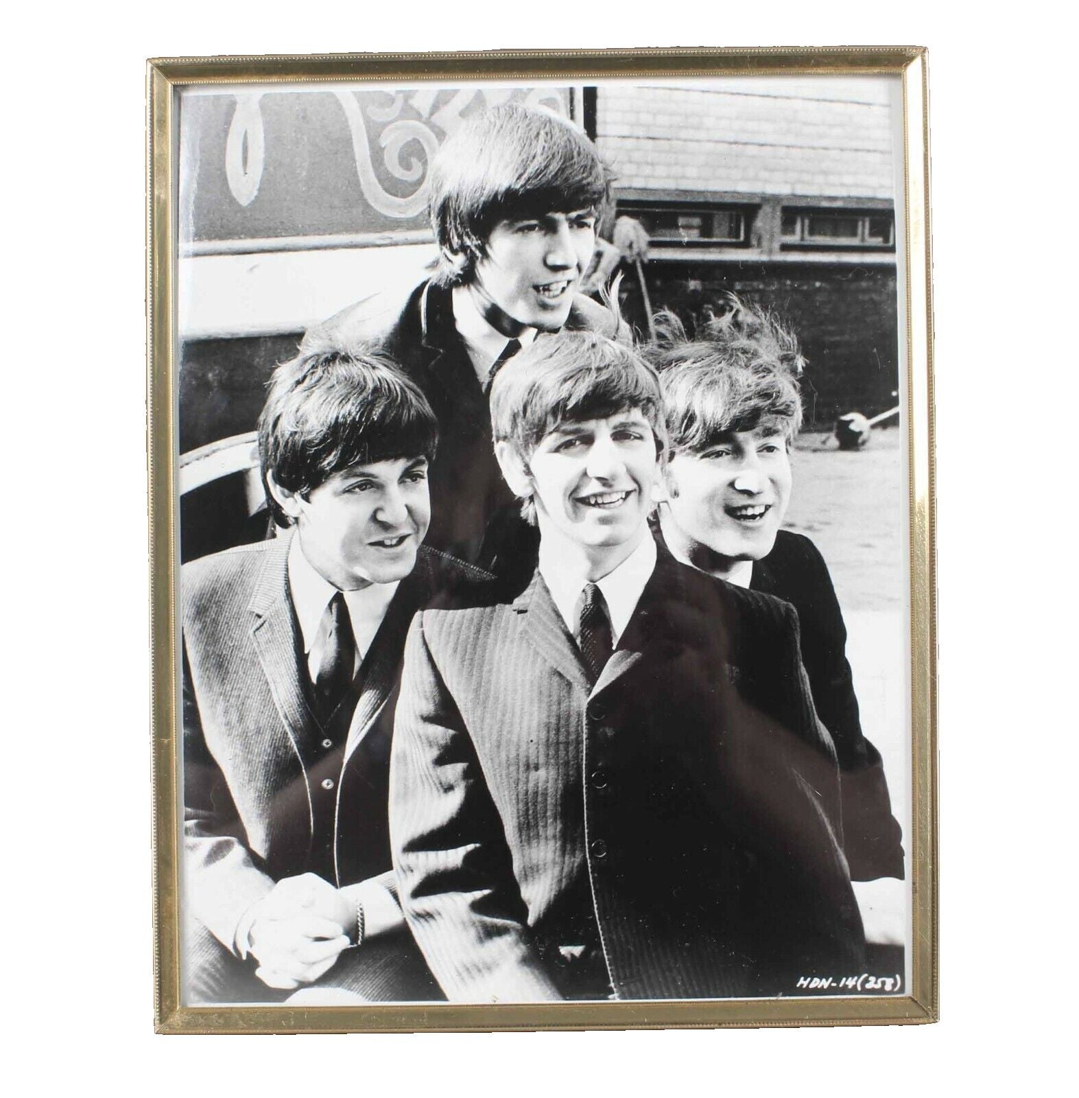 The Beatles HDN-14 (358) 10" X 8" Photograph With Frame