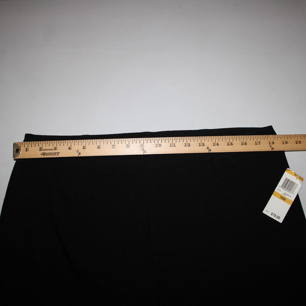 INC NEW $79 Sz 16W x 30 Black Pockets Cotton Lycra Spandex Casual Pant