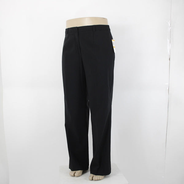 INC NEW $79 Sz 16W x 30 Black Pockets Cotton Lycra Spandex Casual Pant