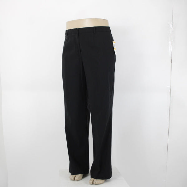 INC NEW $79 Sz 16W x 30 Black Pockets Cotton Lycra Spandex Casual Pant