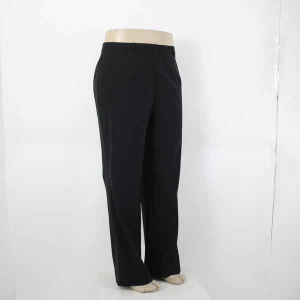 INC NEW $79 Sz 16W x 30 Black Pockets Cotton Lycra Spandex Casual Pant