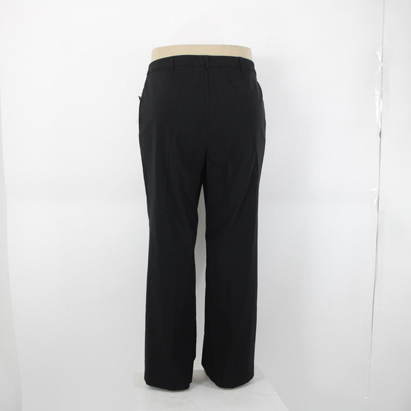 INC NEW $79 Sz 16W x 30 Black Pockets Cotton Lycra Spandex Casual Pant